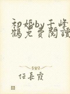 初婚by千峰一鹤免费阅读笔趣阁小说