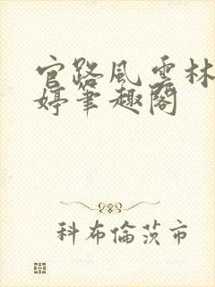 官路风云林海姜婷笔趣阁