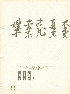 嫂子我真不是傻子叶凡免费