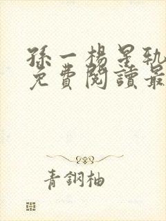 孙一杨星轨全文免费阅读最新章节封面