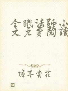 全职法师小说全文免费阅读无弹窗封面