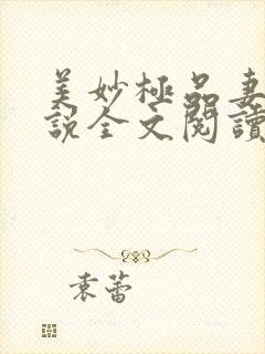 美妙极品妻子小说全文阅读