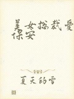美女总裁爱上小保安封面