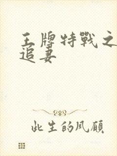王牌特战之军少追妻