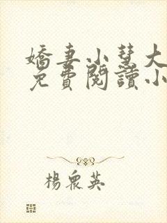 娇妻小慧大罗哥免费阅读小说名字