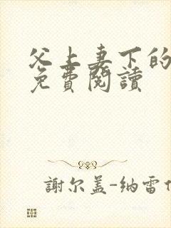 父上妻下的小说免费阅读封面