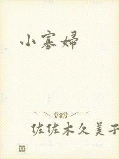 小寡妇