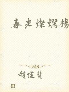 春光灿烂杨家将