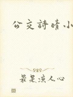 公交诗晴小说