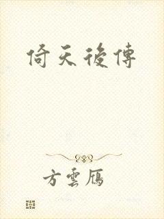 倚天后传封面