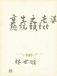 重生之老婆孩子热炕头txt