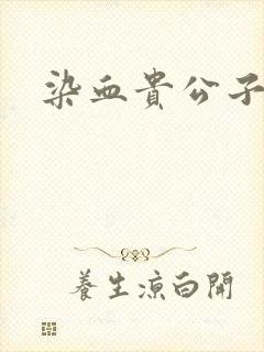 染血贵公子