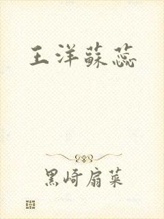 王洋苏蕊