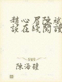 赵心眉陈斌的小说在线阅读全文