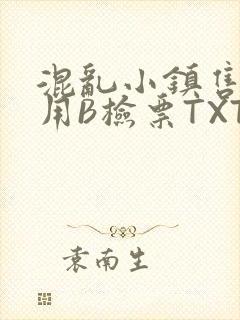 混乱小镇售票员用B检票TXT