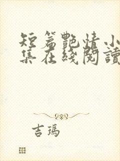 短篇艳情小说合集在线阅读