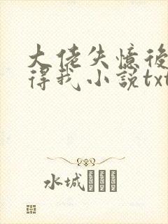 大佬失忆后只记得我小说txt