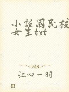 小说国民校草是女生txt
