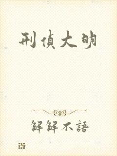 刑侦大明