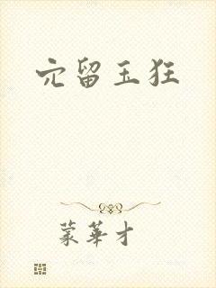 穴留玉狂封面