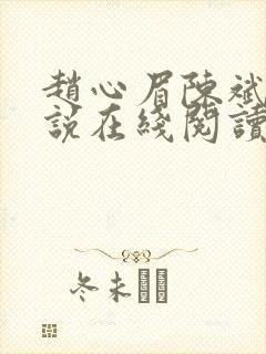 赵心眉陈斌的小说在线阅读