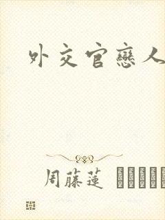 外交官恋人小说