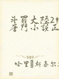 斗罗大陆2绝世唐门小说正版