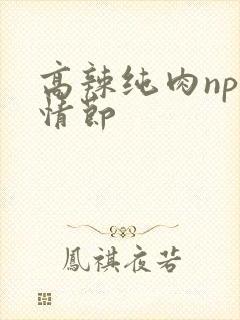 高辣纯肉np无情节