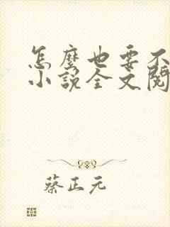怎么也要不够她小说全文阅读封面