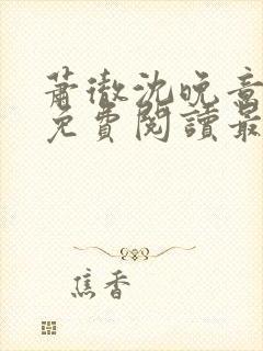萧彻沈晚意全文免费阅读最新章节l09