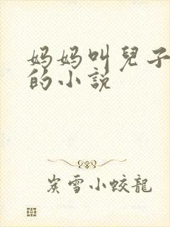 妈妈叫儿子老公的小说封面