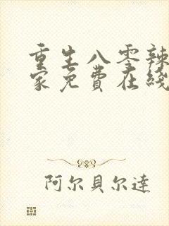 重生八零辣妻当家免费在线阅读