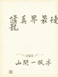 修真界最后一条龙