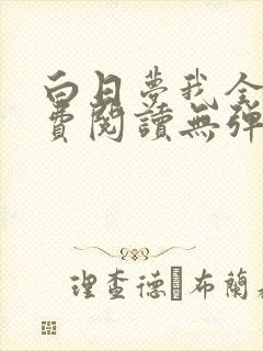 白日梦我全文免费阅读无弹窗无广告封面