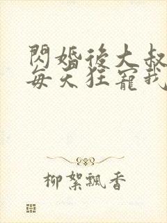 闪婚后大叔老公每天狂宠我封面