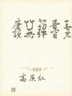 唐竹筠晋王的小说无弹窗免费阅读
