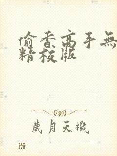 偷香高手无删减精校版封面
