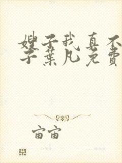嫂子我真不是傻子叶凡免费