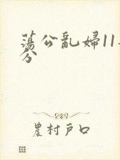 荡公乱妇11部分