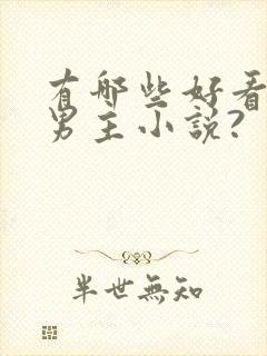 有哪些好看的双男主小说?