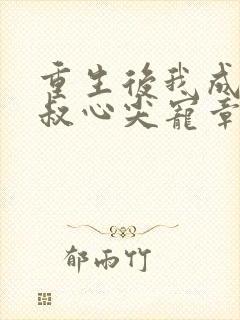 重生后我成了皇叔心尖宠章节