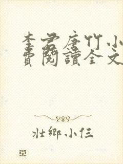 李君唐竹小说免费阅读全文无弹窗