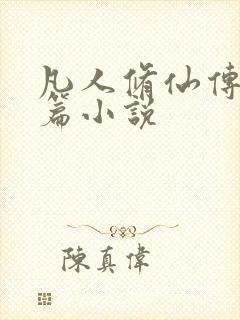 凡人修仙传人界篇小说