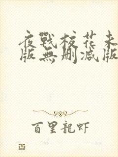 夜战校花未删减版无删减版小说阅读