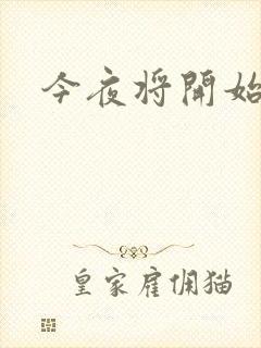 今夜将开始小说