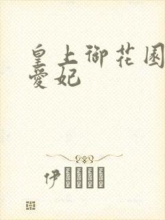 皇上御花园中要爱妃