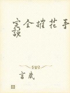 完全摧花手册小说封面