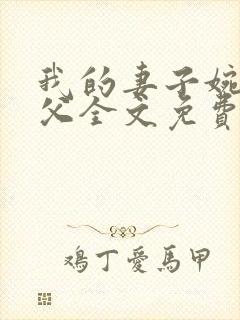 我的妻子婉柔养父全文免费阅读封面