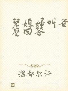 儿媳妇叫爸爸怎么回答封面