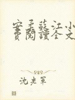 安柔苏江小说免费阅读全文最新章节封面